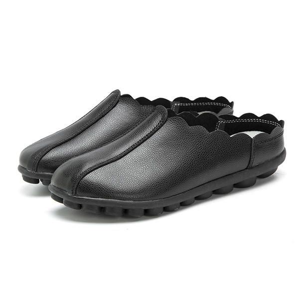 Comfortabele Slip-on Platte Instappers Voor Dames