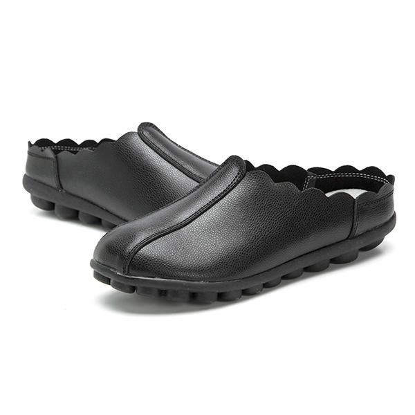 Comfortabele Slip-on Platte Instappers Voor Dames