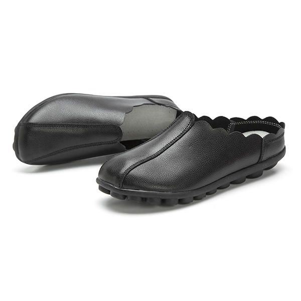 Comfortabele Slip-on Platte Instappers Voor Dames