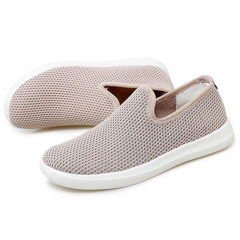 Dames Casual Ademend Mesh Doek Soft Sole Slip-on Loafers