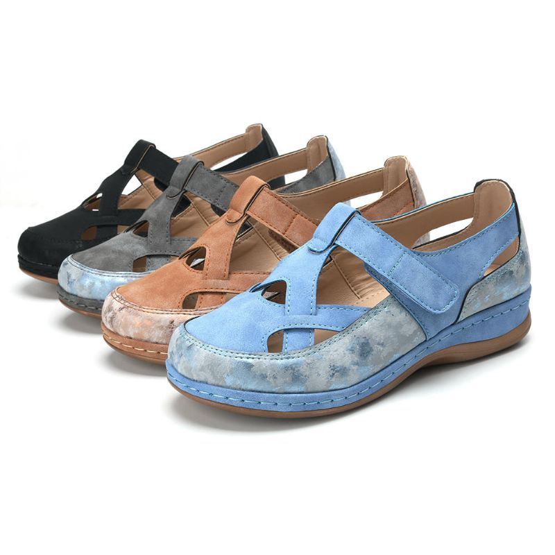 Dames Casual Cross Strap Hollow Out Comfortabele Flats