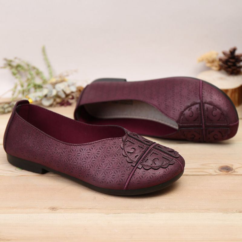 Dames Casual Effen Kleur Holle Comfortabele Antislip Flats