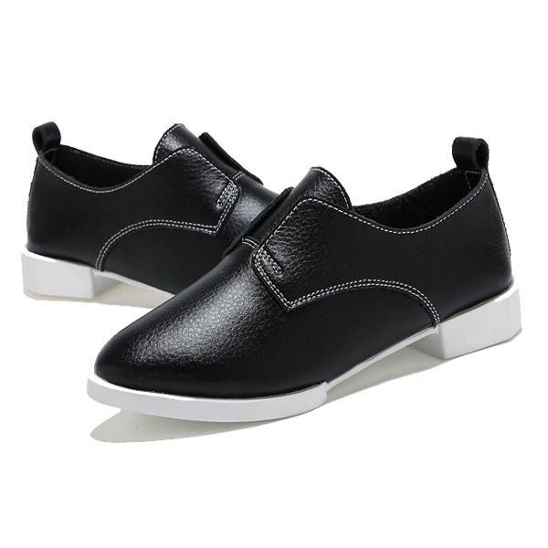 Dames Casual Flats Puntschoen Loafers Platte Rijschoenen Zachte Zool Flats