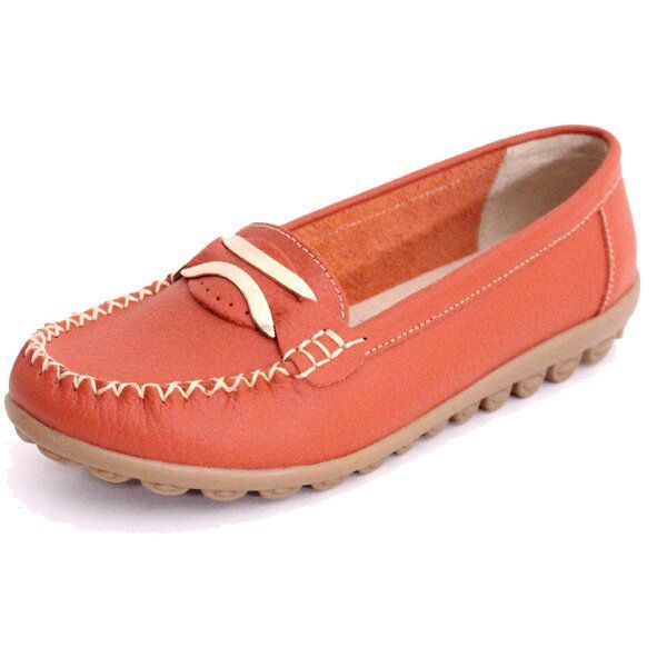 Dames Casual Herfst Flats Ronde Neus Schoenen Zachte Bodem Platte Loafers