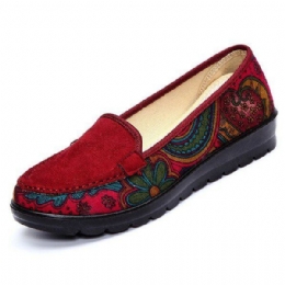 Dames Casual Platte Loafers Instappers Ademende Schoenen Zachte Zool Schoenen