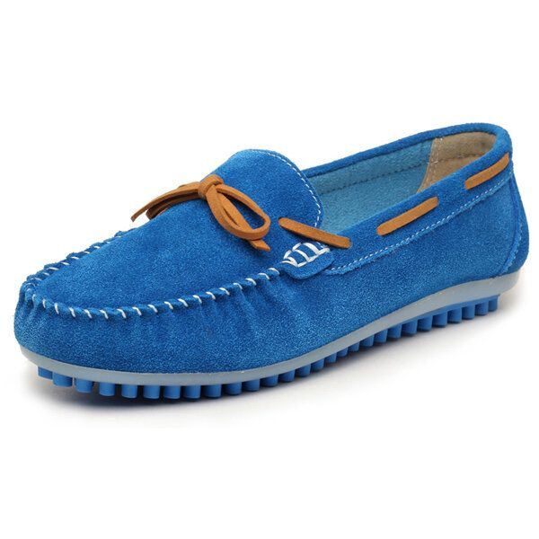 Dames Casual Platte Schoenen Veterschoenen Ronde Neus Flats Zachte Zool Platte Loafers