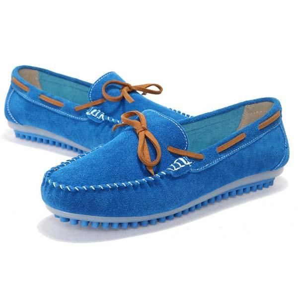 Dames Casual Platte Schoenen Veterschoenen Ronde Neus Flats Zachte Zool Platte Loafers