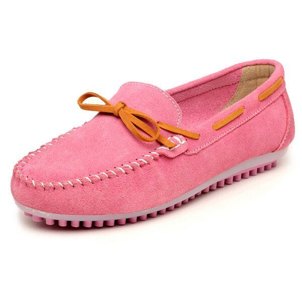 Dames Casual Platte Schoenen Veterschoenen Ronde Neus Flats Zachte Zool Platte Loafers