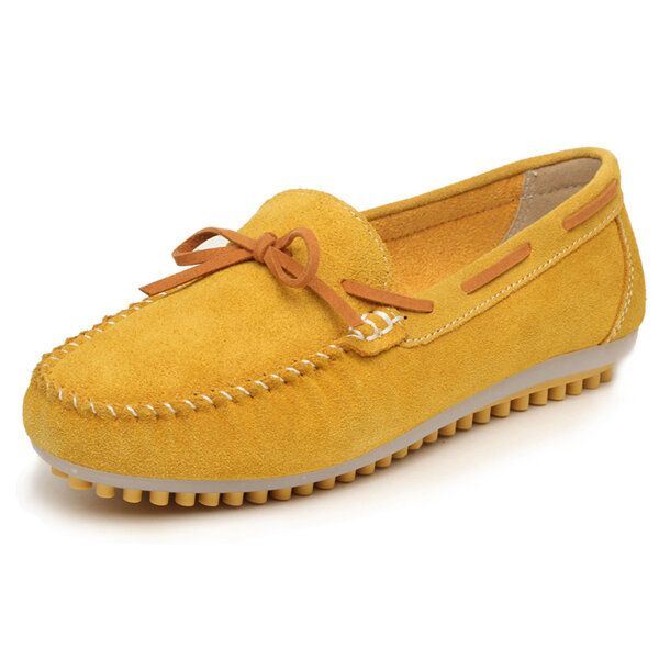 Dames Casual Platte Schoenen Veterschoenen Ronde Neus Flats Zachte Zool Platte Loafers