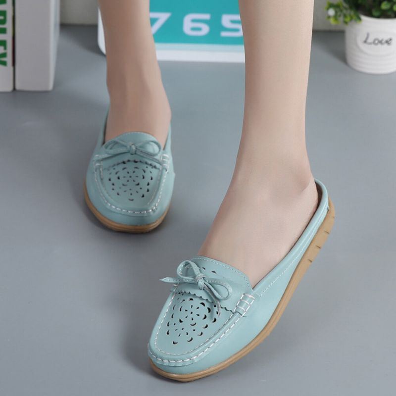 Dames Casual Soft Hollow Flats Slippers