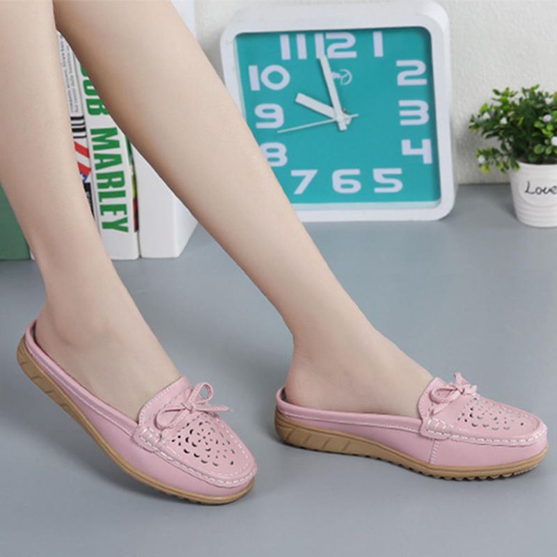 Dames Casual Soft Hollow Flats Slippers