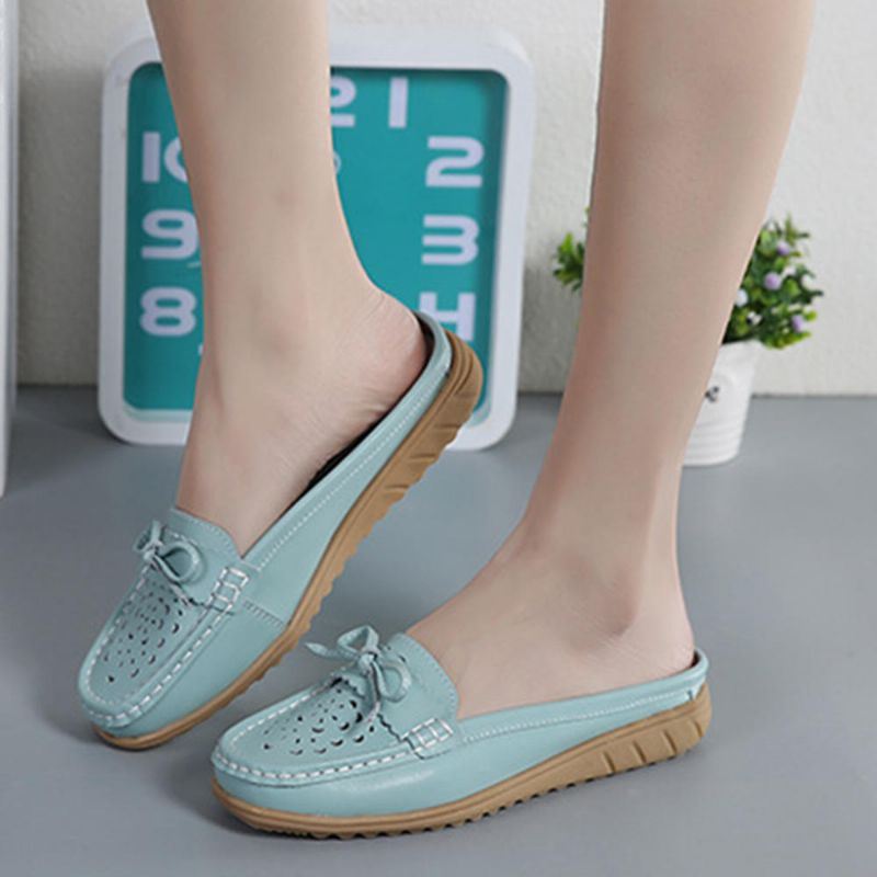 Dames Casual Soft Hollow Flats Slippers