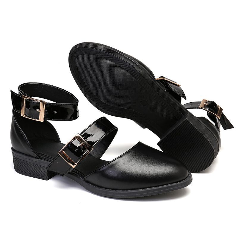 Dames Colorblock Antislip Gesp Stijlvolle Flats