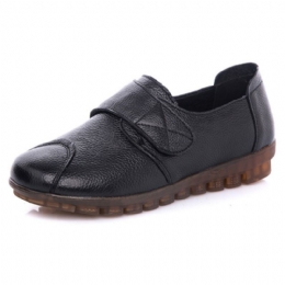 Dames Comfy Soft Sole Non-slip Casual Loafers Met Klittenband