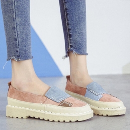 Dames Die Slipvaste Zachte Casual Slip Op Comfortabele Flats Splitsen