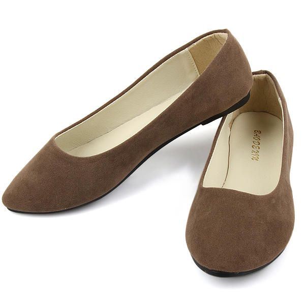 Dames Flats Casual Zachte Comfortabele Puntschoen Slip Op Dames Loafers Flats Schoenen