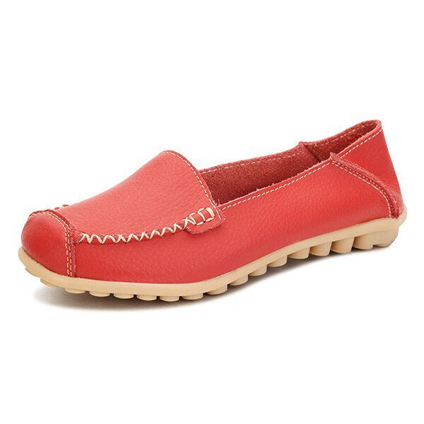 Dames Flats Schoenen Comfortabele Casual Slip On Ronde Neus Zachte Platte Loafers Schoenen