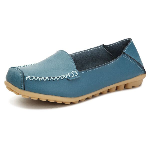 Dames Flats Schoenen Comfortabele Casual Slip On Ronde Neus Zachte Platte Loafers Schoenen