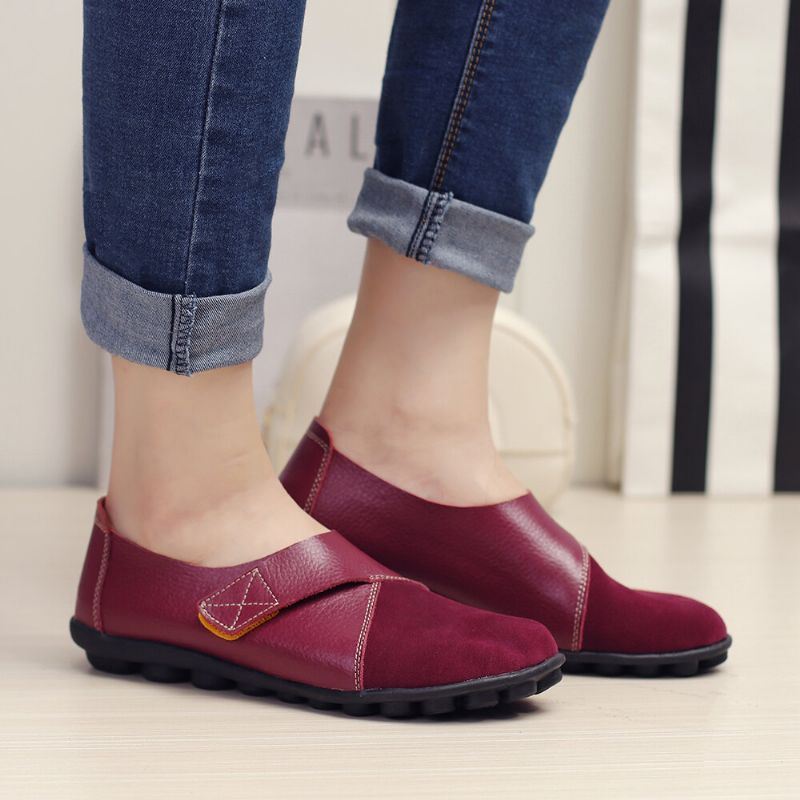 Dames Flats Schoenen Slip Op Comfortabele Loafers Schoenen