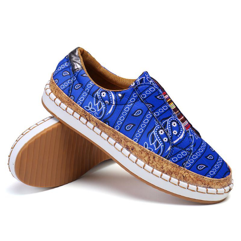 Dames Grote Maat Casual Loafers Met Uitgeholde Fringe