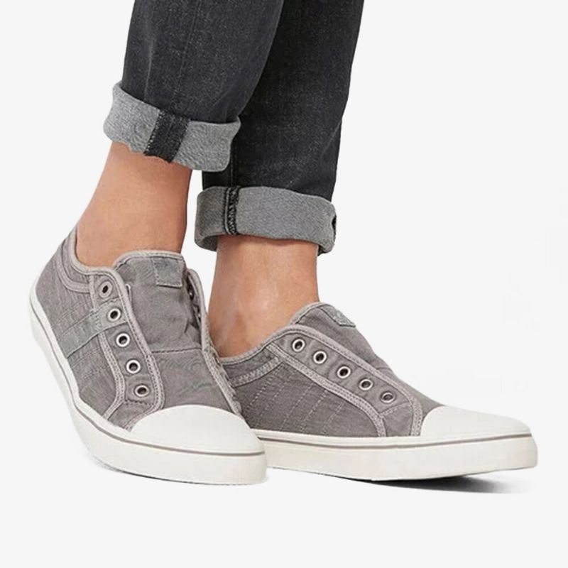 Dames Grote Maat Instappers Comfortabele Effen Kleur Casual Dagelijks Loafers