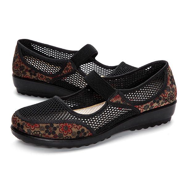 Dames Grote Maat Zachte Zool Ronde Neus Casual Platte Loafers