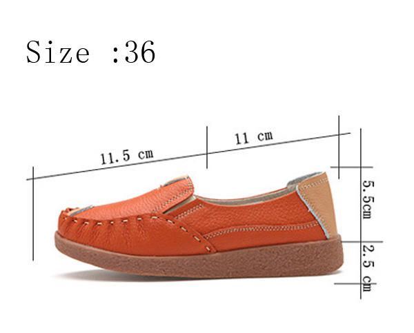 Dames Herfst Flats Zachte Sloe Ronde Neus Schoenen Kleur Bijpassende Platte Loafers