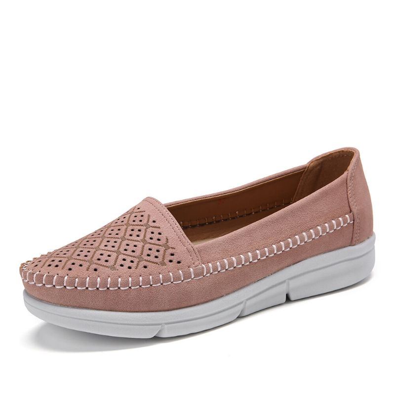 Dames Hollow Comfy Massage Soft Sole Casual Flats