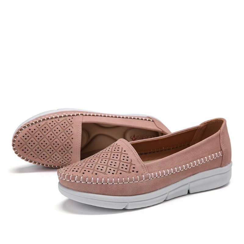 Dames Hollow Comfy Massage Soft Sole Casual Flats