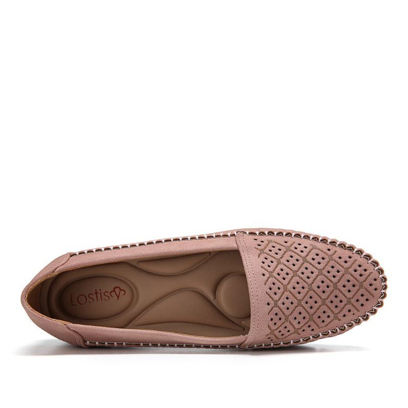 Dames Hollow Comfy Massage Soft Sole Casual Flats