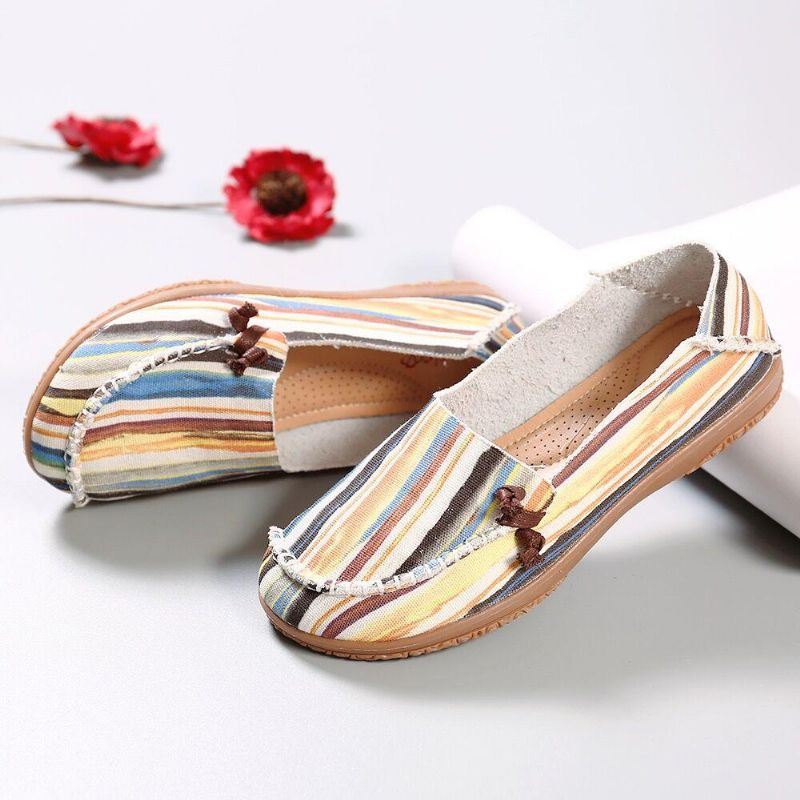 Dames Kleurrijk Patroon Exclusief Verkochte Antislip Flats