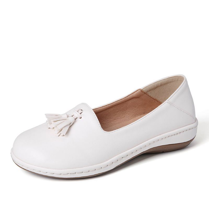 Dames Kwastje Effen Kleur Casual Casal Comfy Flats