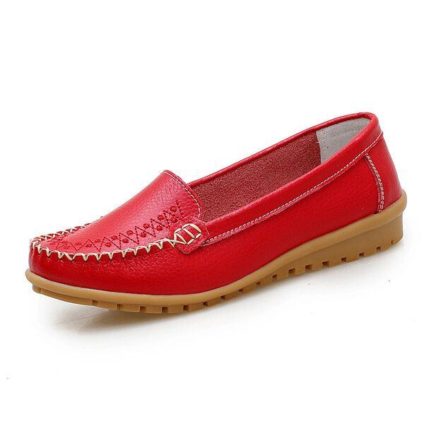 Dames Platte Schoenen Casual Slip On Outdoor Loafers