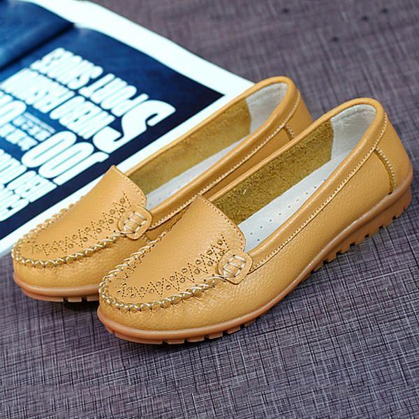 Dames Platte Schoenen Casual Slip On Outdoor Loafers