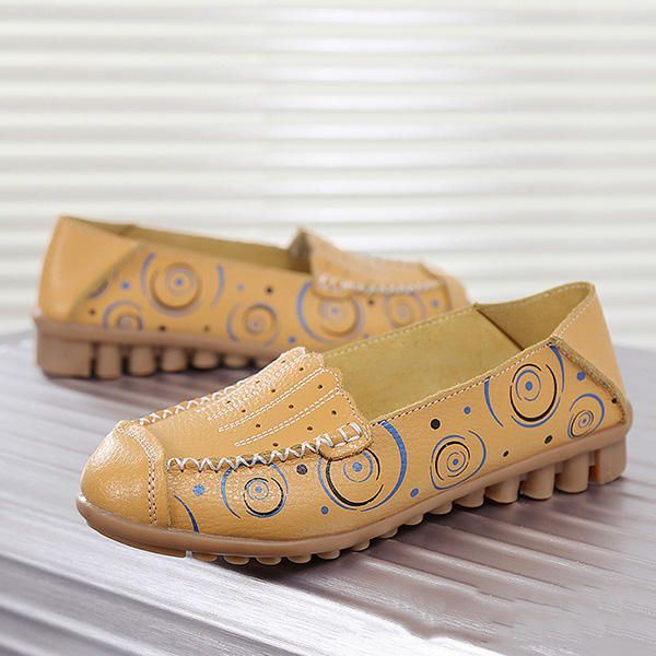 Dames Soft Sole Casual Comfy Slip On Flat Loafers