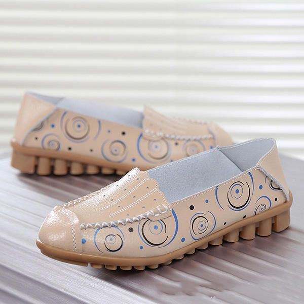 Dames Soft Sole Casual Comfy Slip On Flat Loafers