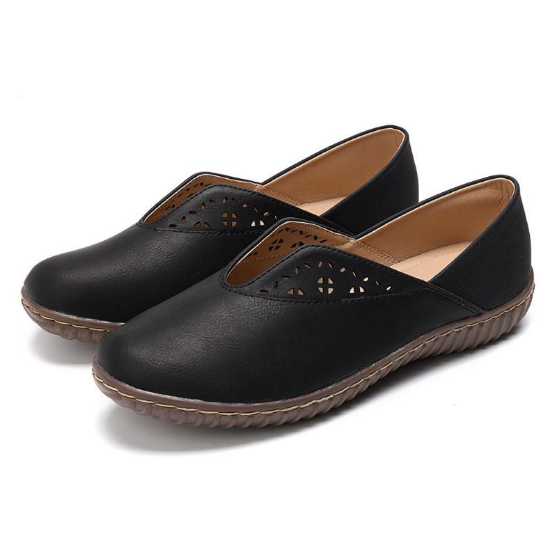 Dames Stitcing Antislip Casual Slip On Flats