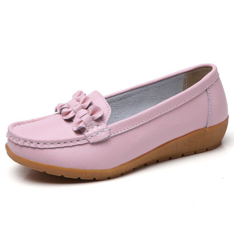 Dames Strik Stiksels Decor Comfortabele Antislip Casual Loafers