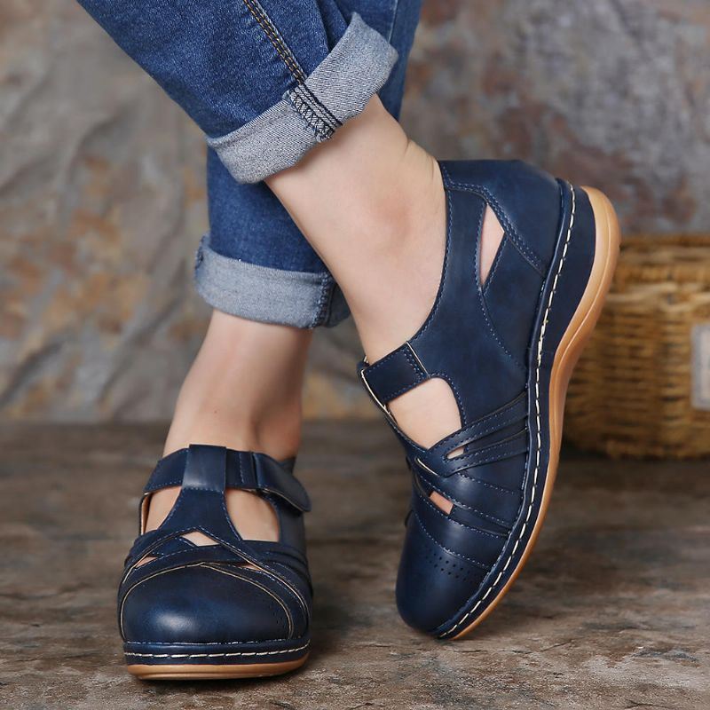 Dames Uithollen Comfortabele Ademende Lente Flats Casual Schoenen