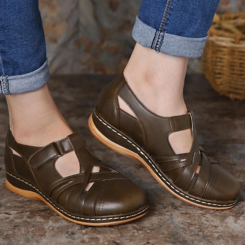 Dames Uithollen Comfortabele Ademende Lente Flats Casual Schoenen