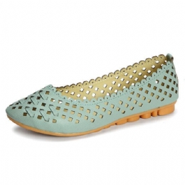 Damesschoenen Uitgehold Ademende Casual Flats