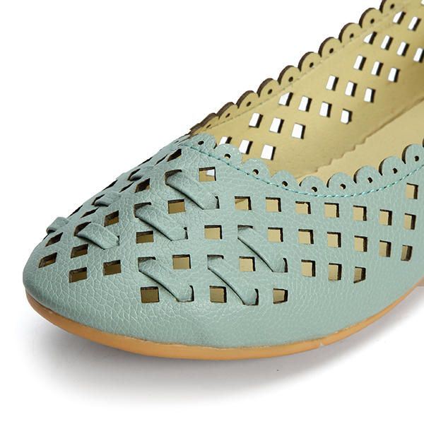 Damesschoenen Uitgehold Ademende Casual Flats