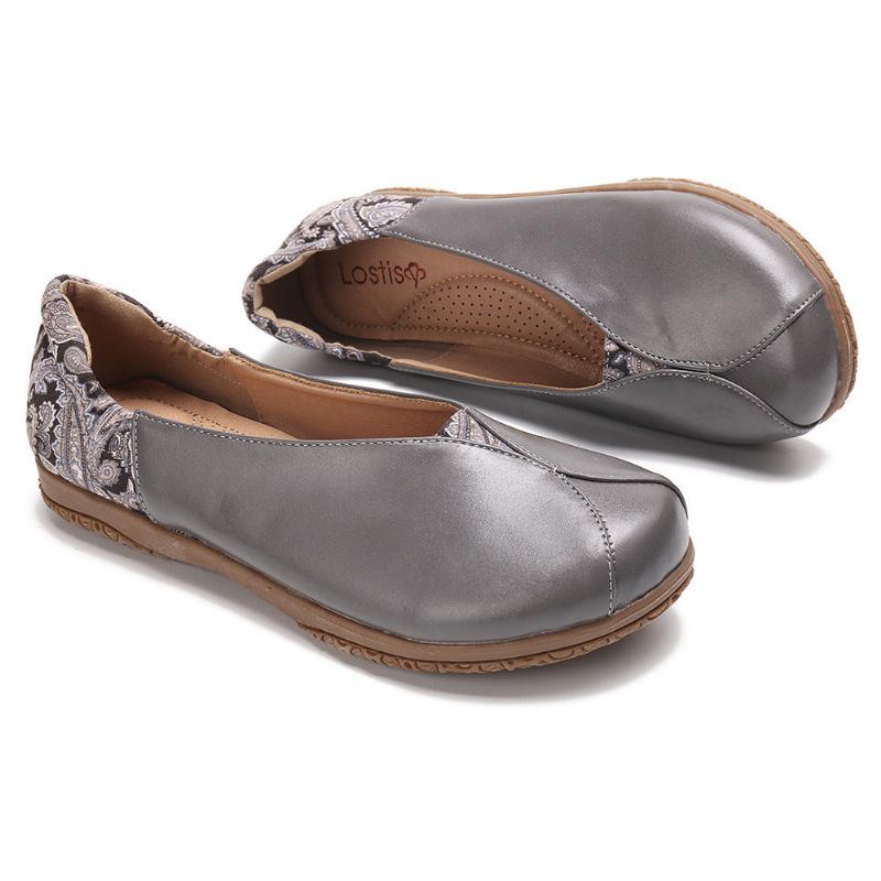 Damessplitspatroon Antislip Casual Platte Loafers