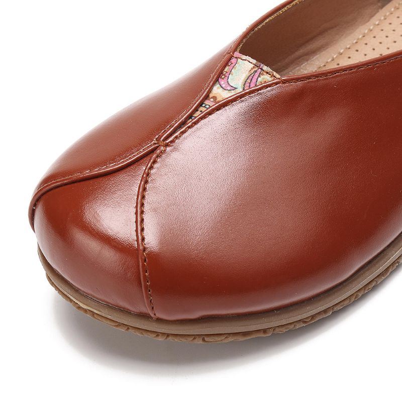 Damessplitspatroon Antislip Casual Platte Loafers