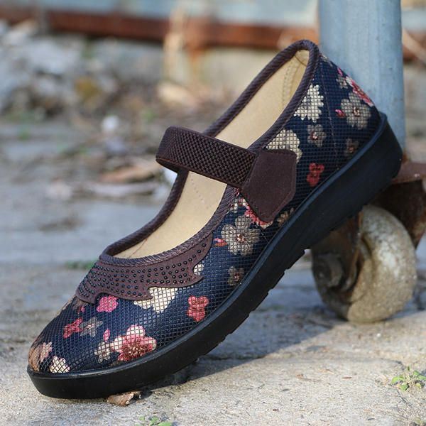 Grote Maat Dames Comfortabele Platte Schoenen Zachte Instapper Casual Outdoor Loafers