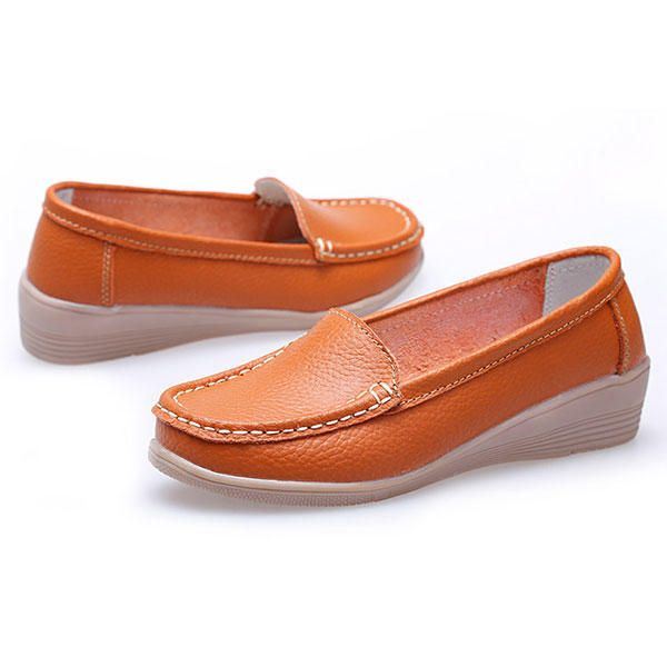 Nieuwe Damesmode Casual Ademend Comfortabele Slip-on Sleehak Platte Schoenen