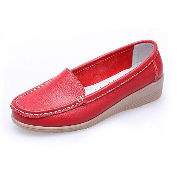 Nieuwe Damesmode Casual Ademend Comfortabele Slip-on Sleehak Platte Schoenen