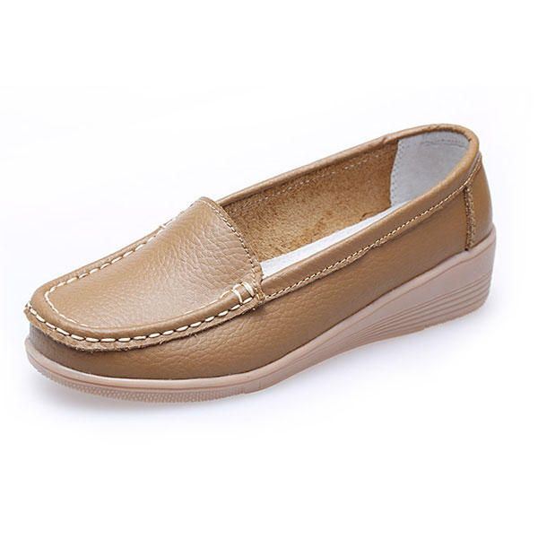 Nieuwe Damesmode Casual Ademend Comfortabele Slip-on Sleehak Platte Schoenen