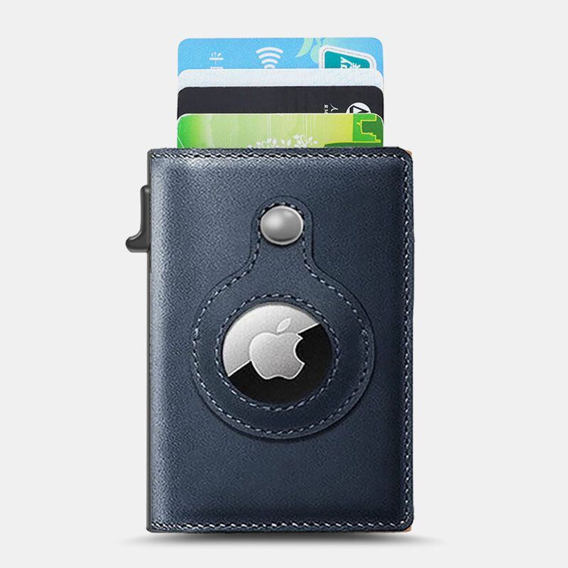 Heren Lederen Multi-card Slot Card Case Portemonnee