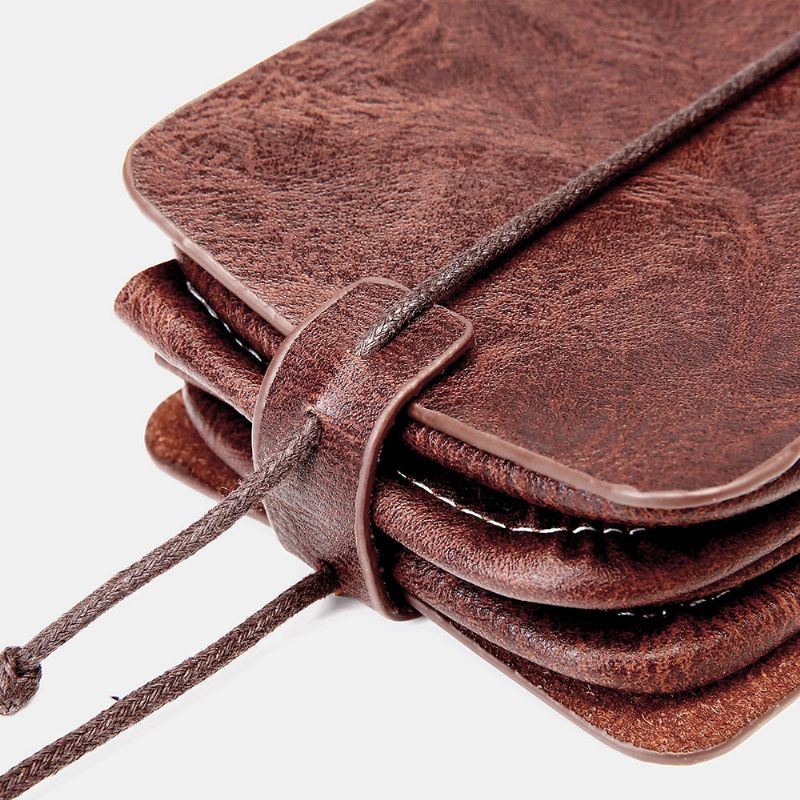 Heren Multifunctionele Portemonnee Vintage Bifold Korte Multi-kaartsleuf Kaarthouder Portemonnee Geldclip